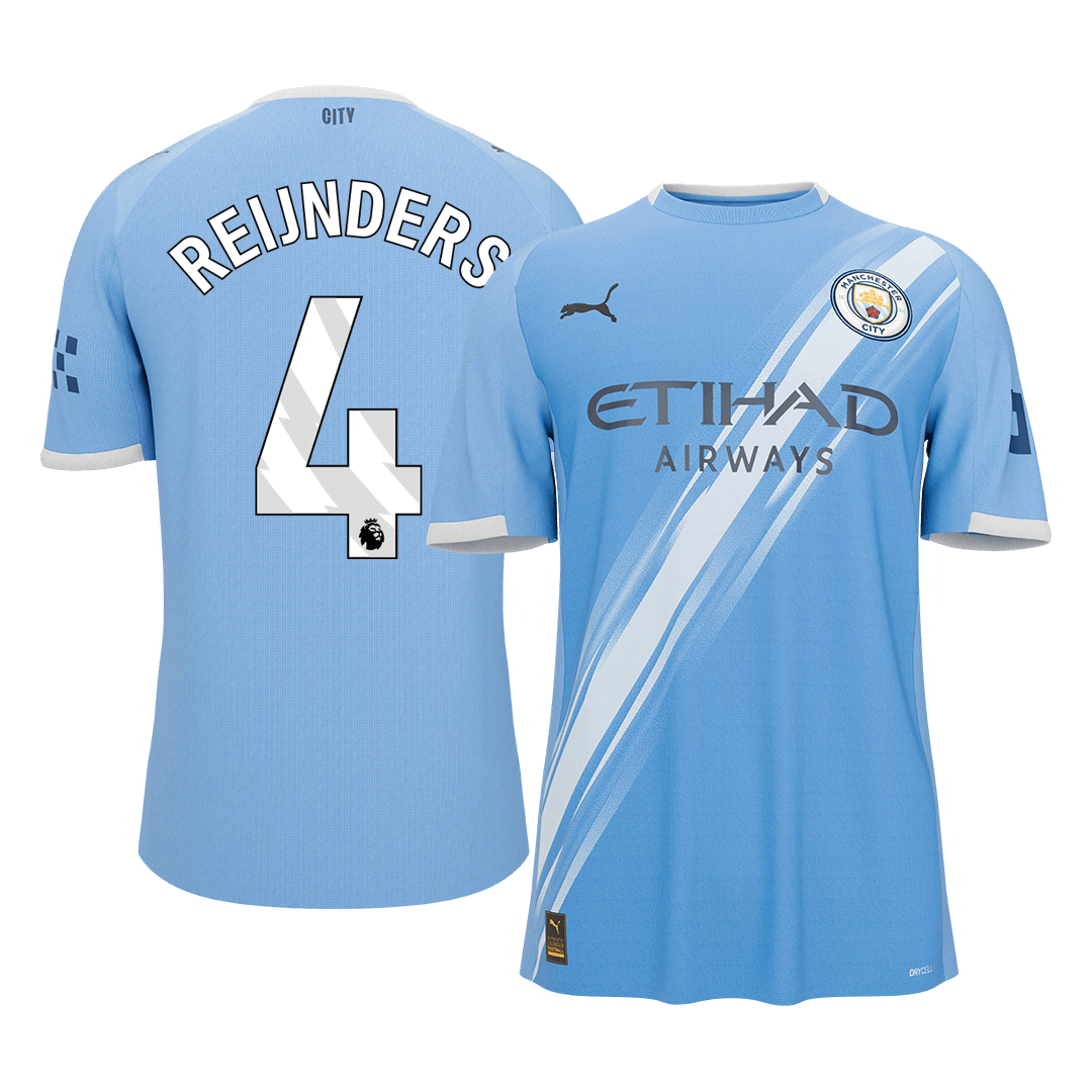 REIJNDERS #4 Manchester City kotijalkapallopaita 2025/26