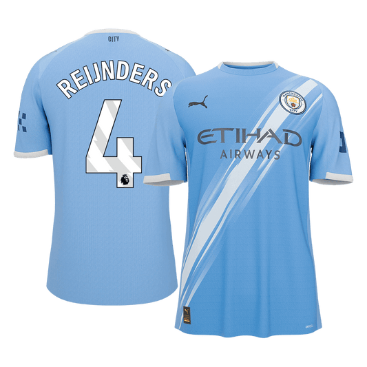 REIJNDERS #4 Manchester City hjemmefotballdrakt 2025/26