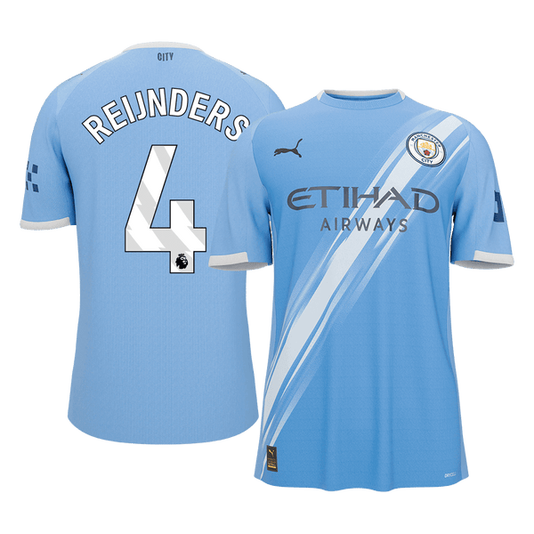 REIJNDERS #4 Manchester City kotijalkapallopaita 2025/26