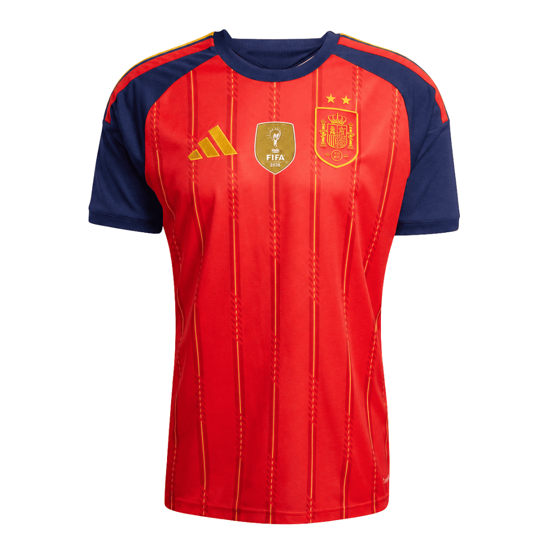 LAMINE YAMAL #19 Spania Champion Edition Hjemmefotballdrakt World Cup 2026