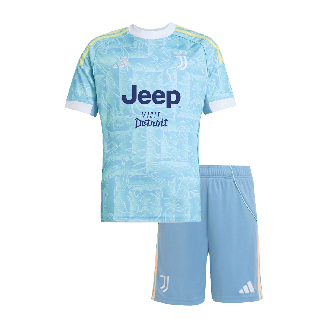 Juventus Away Kids fotballdraktersett 2025/26
