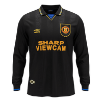 Retro jalkapallopaita Manchester United pitkähihainen vieras 1993/94