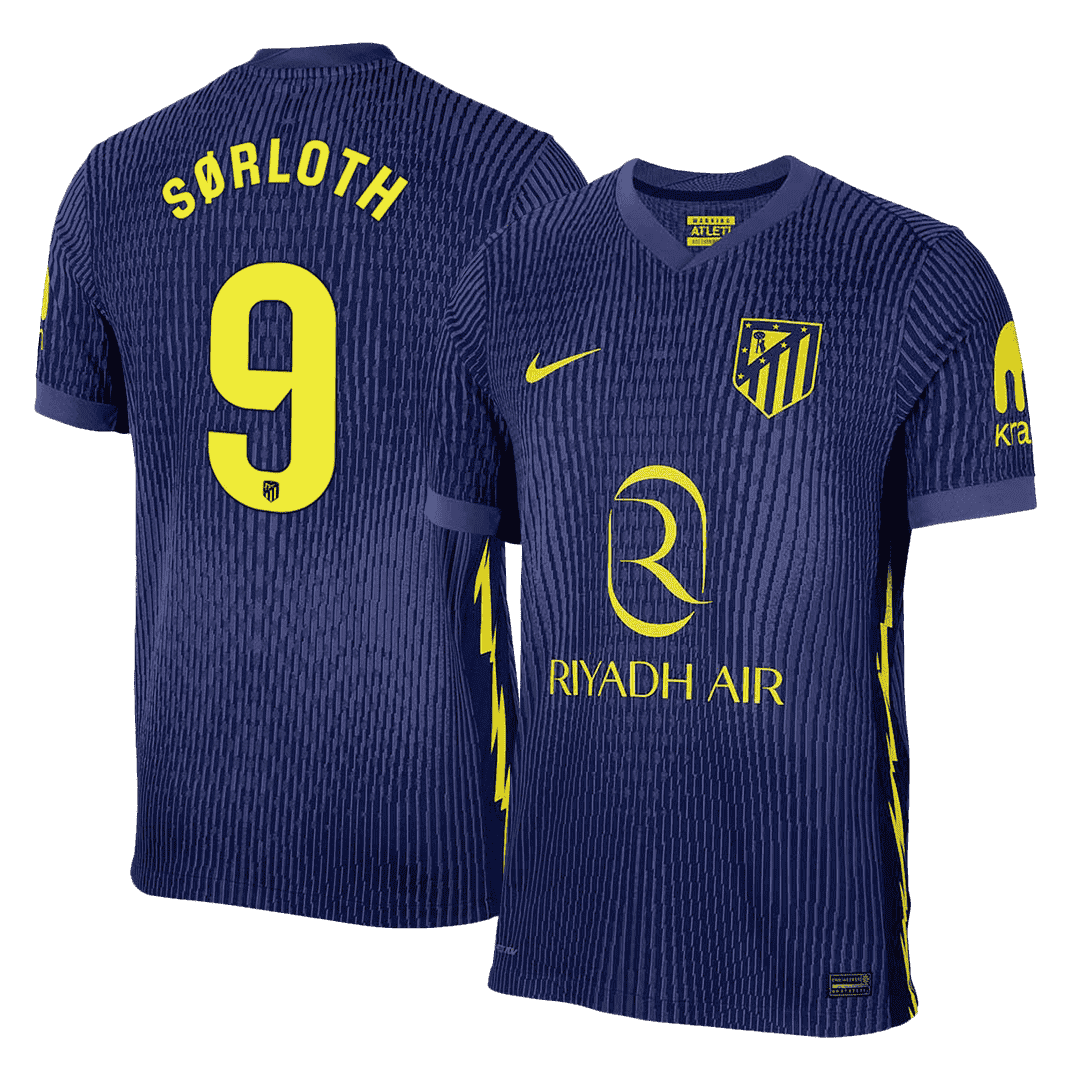S?RLOTH #9 Atletico Madrid Bortespillerversjon Trøye 2025/26