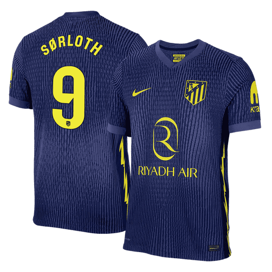 S?RLOTH #9 Atletico Madrid Bortespillerversjon Trøye 2025/26