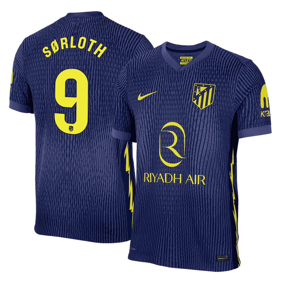 S?RLOTH #9 Atletico Madrid Bortespillerversjon Trøye 2025/26