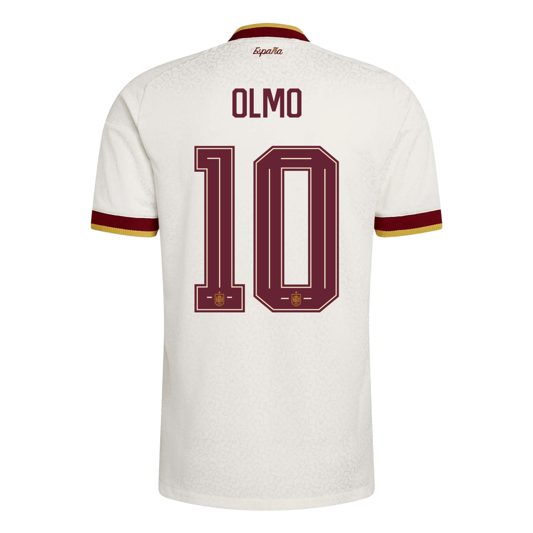 OLMO #10 Spania Bortespillerversjon Jersey World Cup 2026