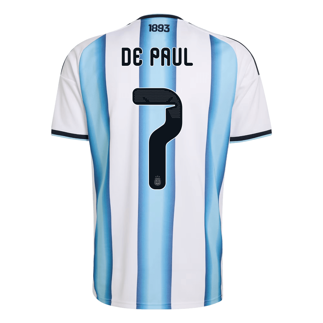 DE PAUL #7 Argentina hjemmefotballdrakt 2026