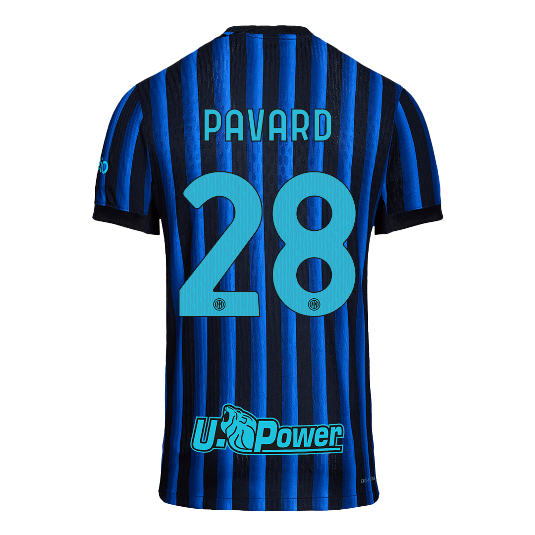 PAVARD #28 Inter Milan Autentisk hjemmefotballdrakt 2025/26