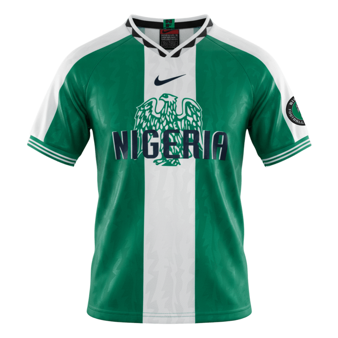 Retro fotballdrakt Nigeria Hjem 1996