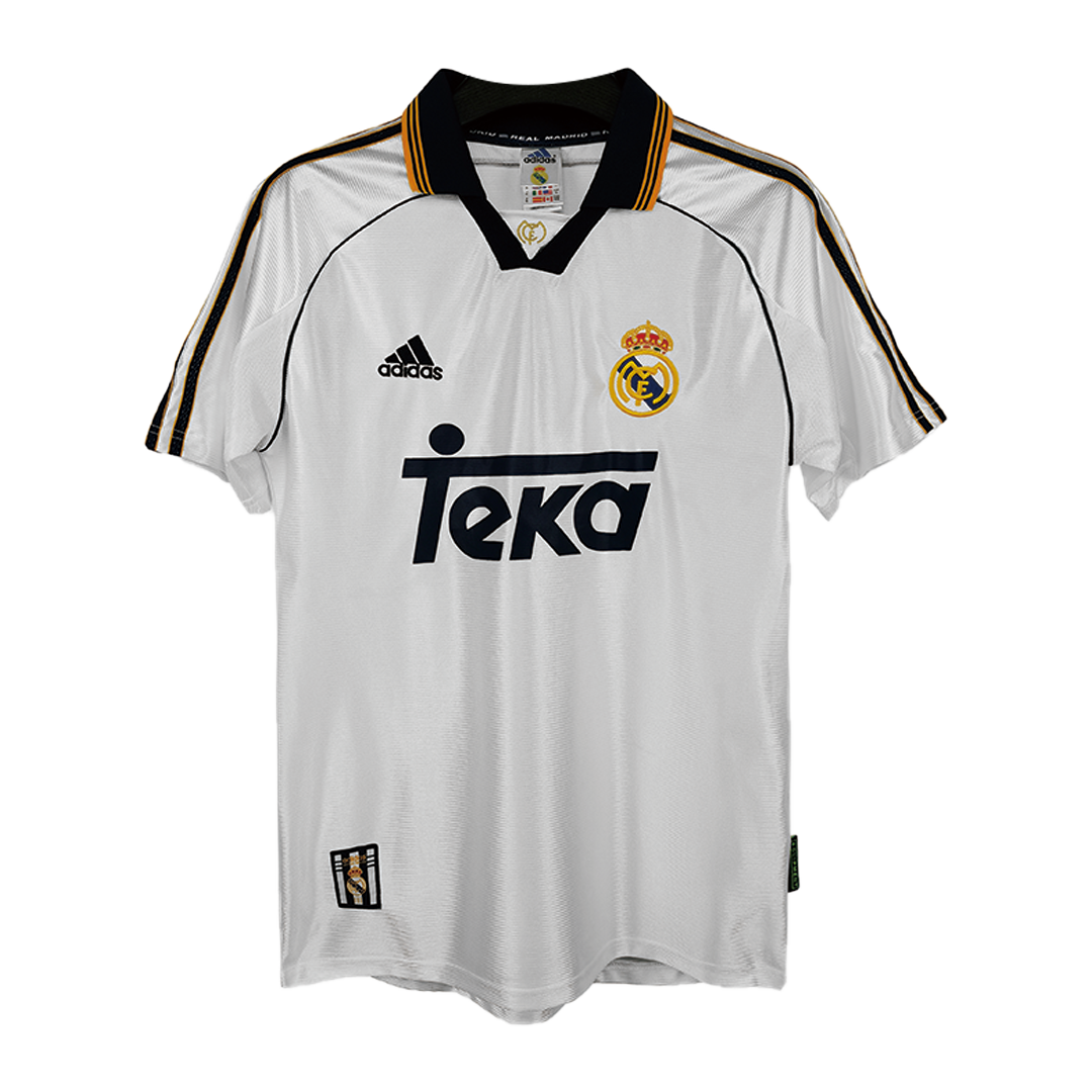 Retro fotballdrakt Real Madrid Hjemme 1999/00