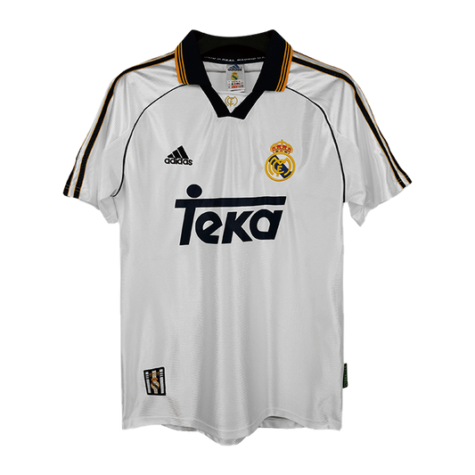 Retro fotballdrakt Real Madrid Hjemme 1999/00
