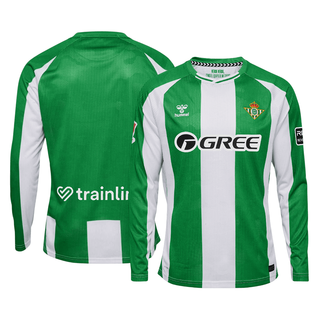 Real Betis Home Langermet Jersey 2025/26