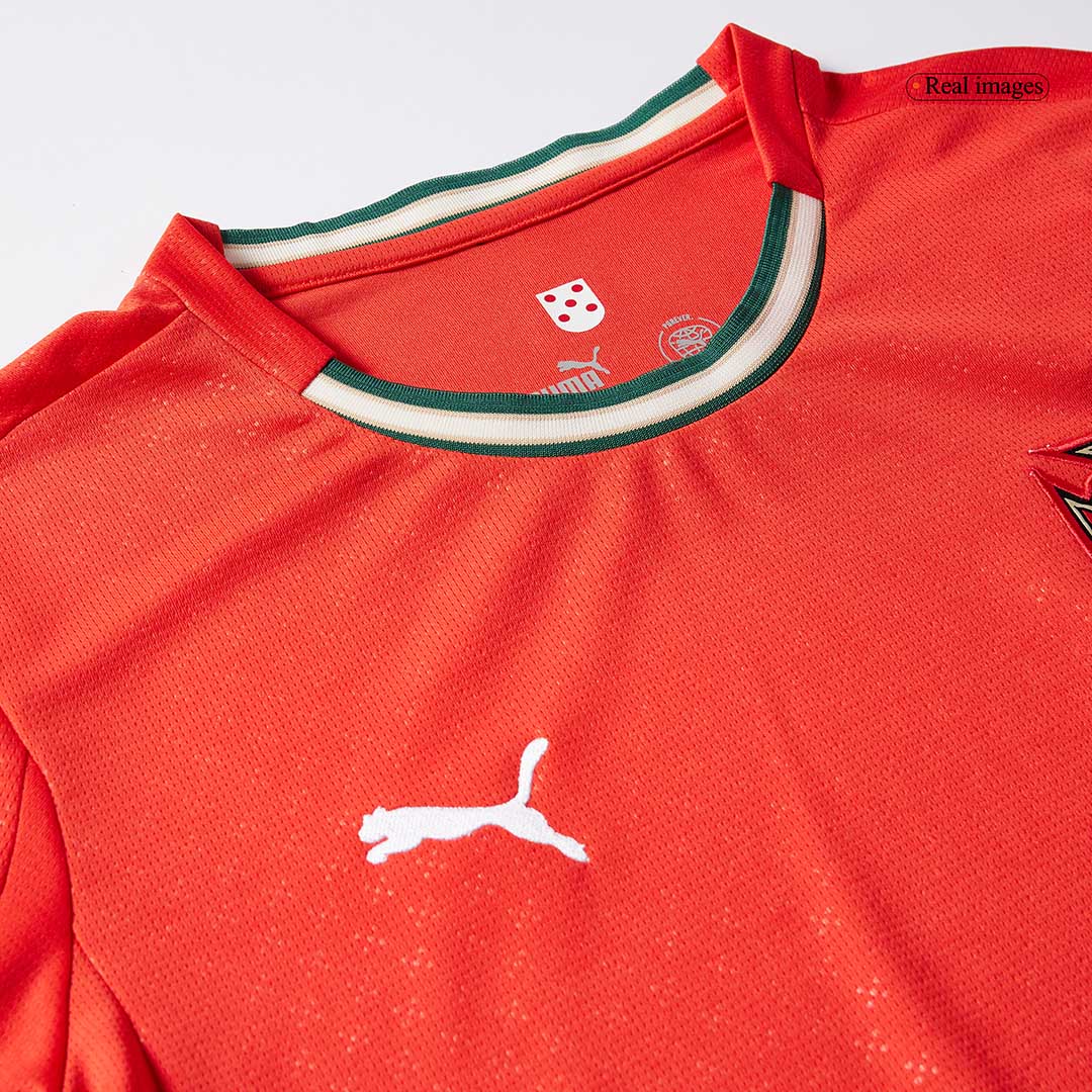 RONALDO #7 Portugal hjemmefotballdrakt med lange ermer 2025