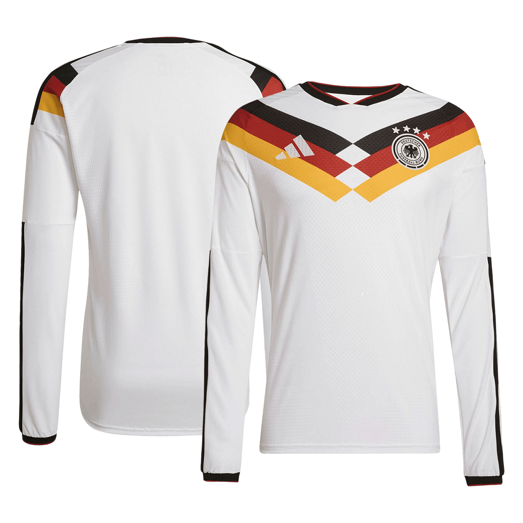 Tyskland Hjemme langermet spillerversjon Jersey World Cup 2026