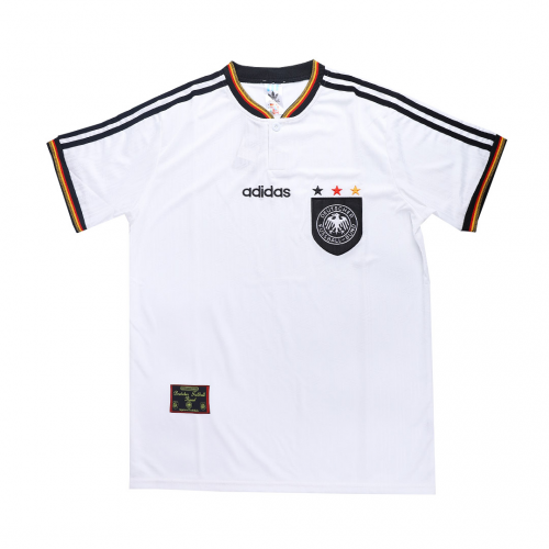 Retro fotballdrakt Tyskland hjemme-EM 1996