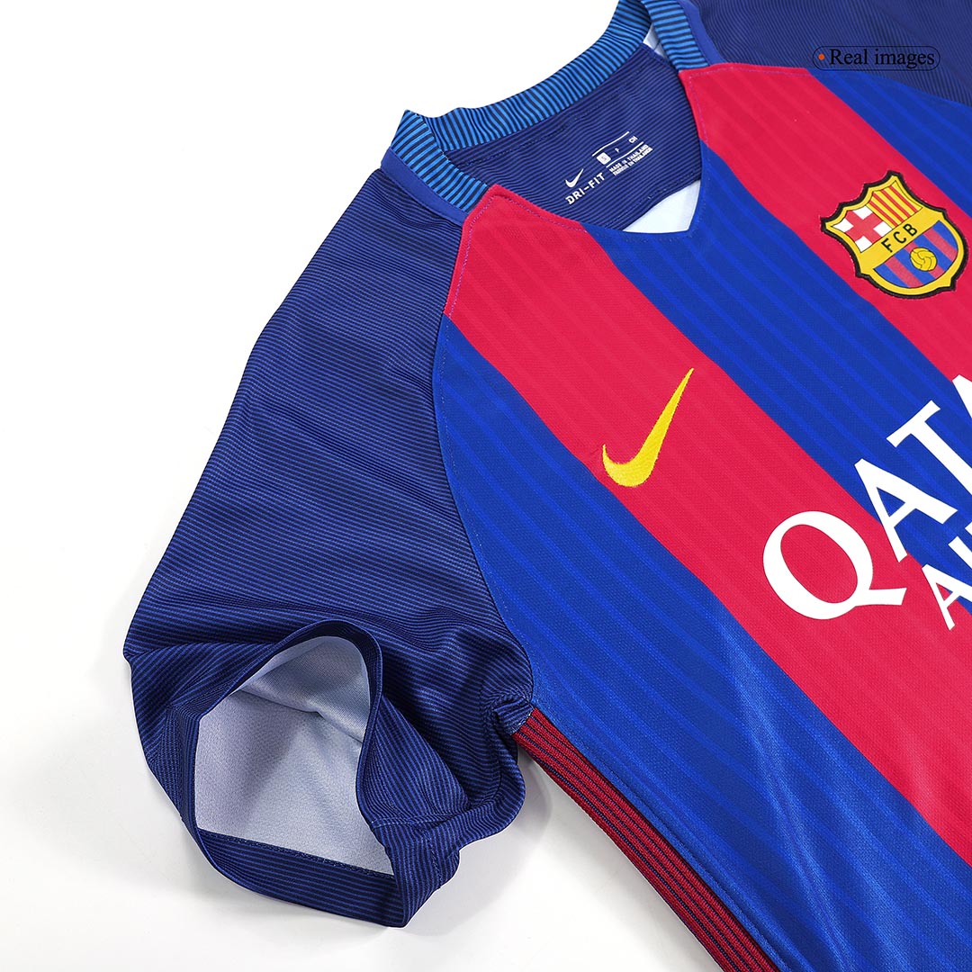 Retro fotballdrakt MESSI #10 Barcelona Hjem 2016/17