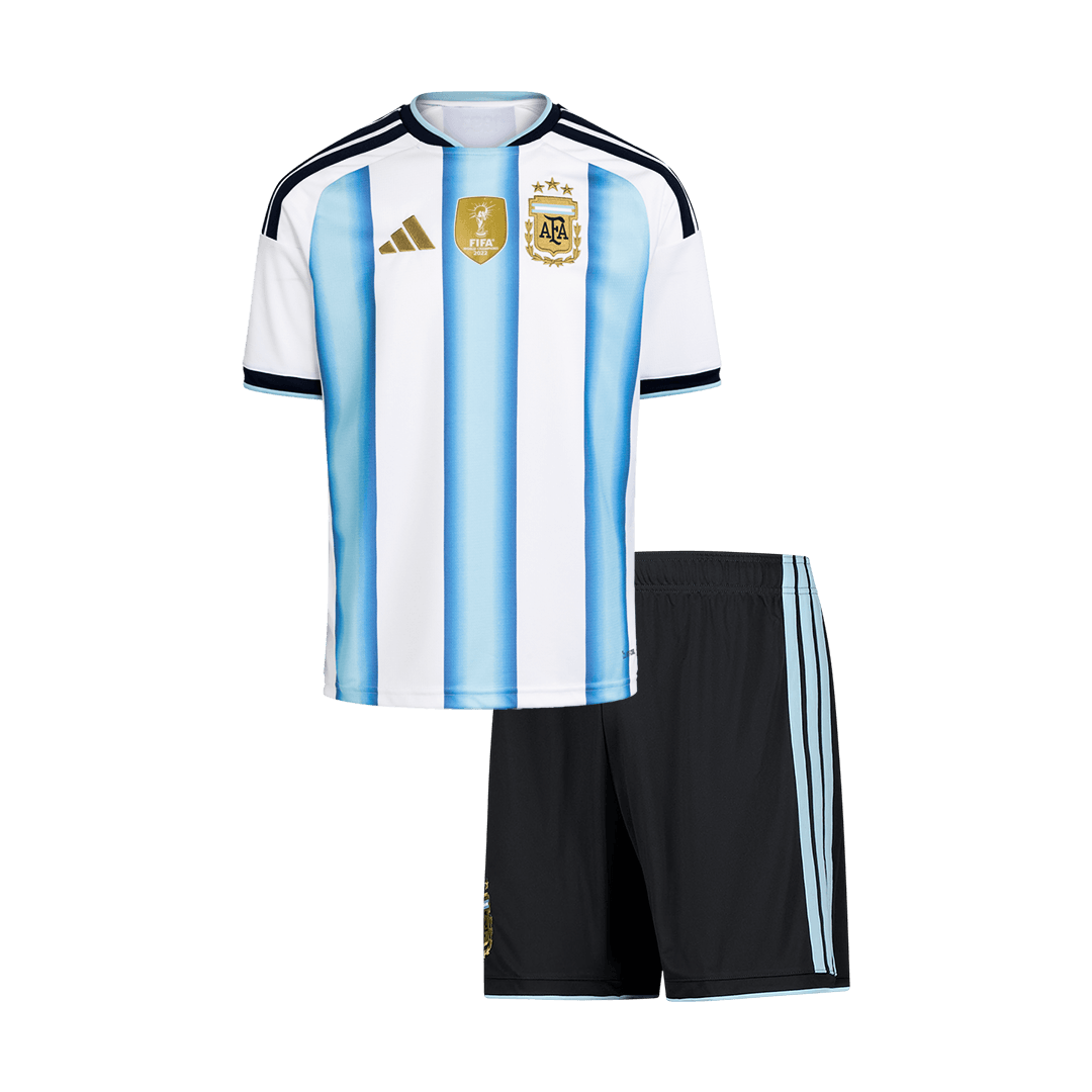 Argentina hjemme fotballdrakter for barn til verdensmesterskapet i 2026