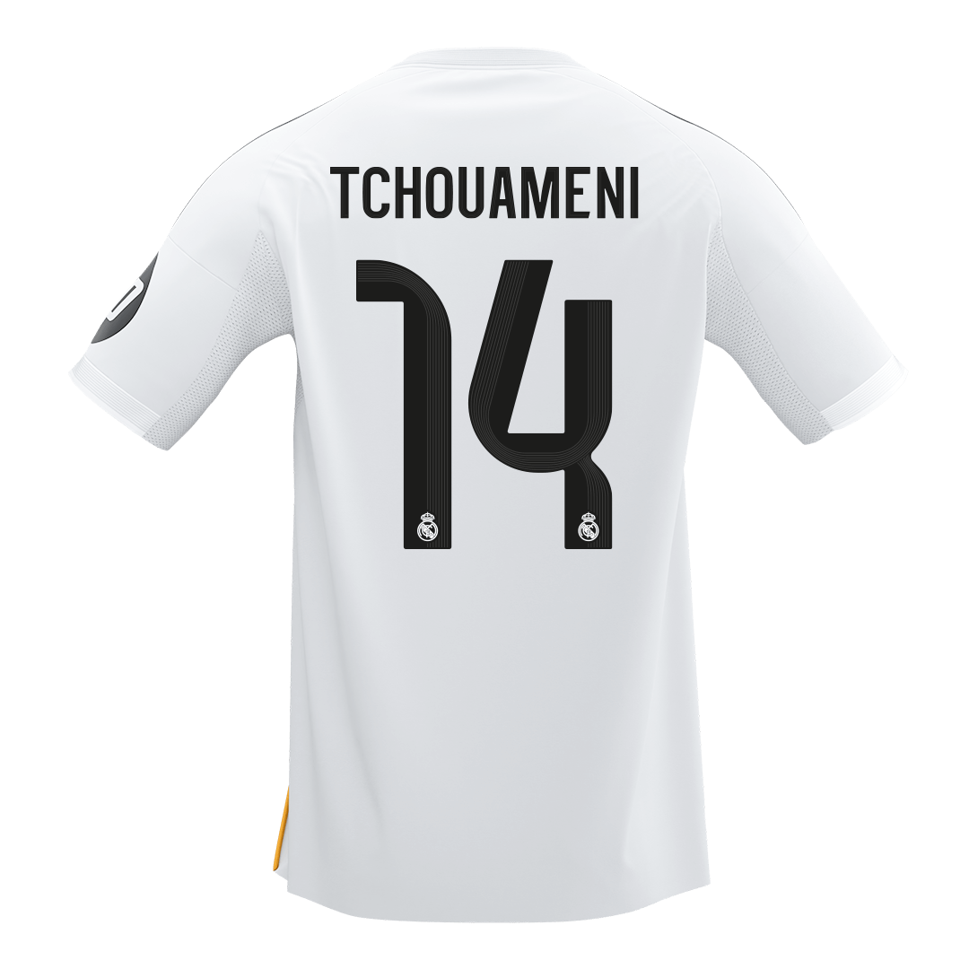 TCHOUAMENI #14 Real Madrid hjemmefotballdrakt 2025/26