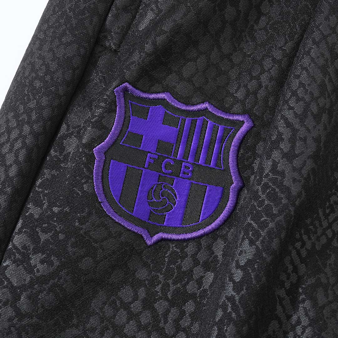 Barcelona 1/4 Zip Tracksuit 2025/26 Svart