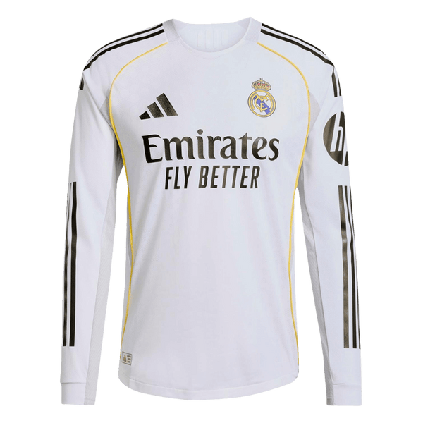 Pelaajaversio Real Madrid Kotipelipaita pitkähihainen 2025/26