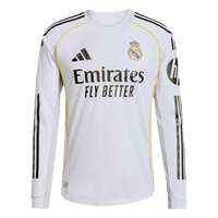 Real Madrid pitkähihainen kotijalkapallopaita 2025/26