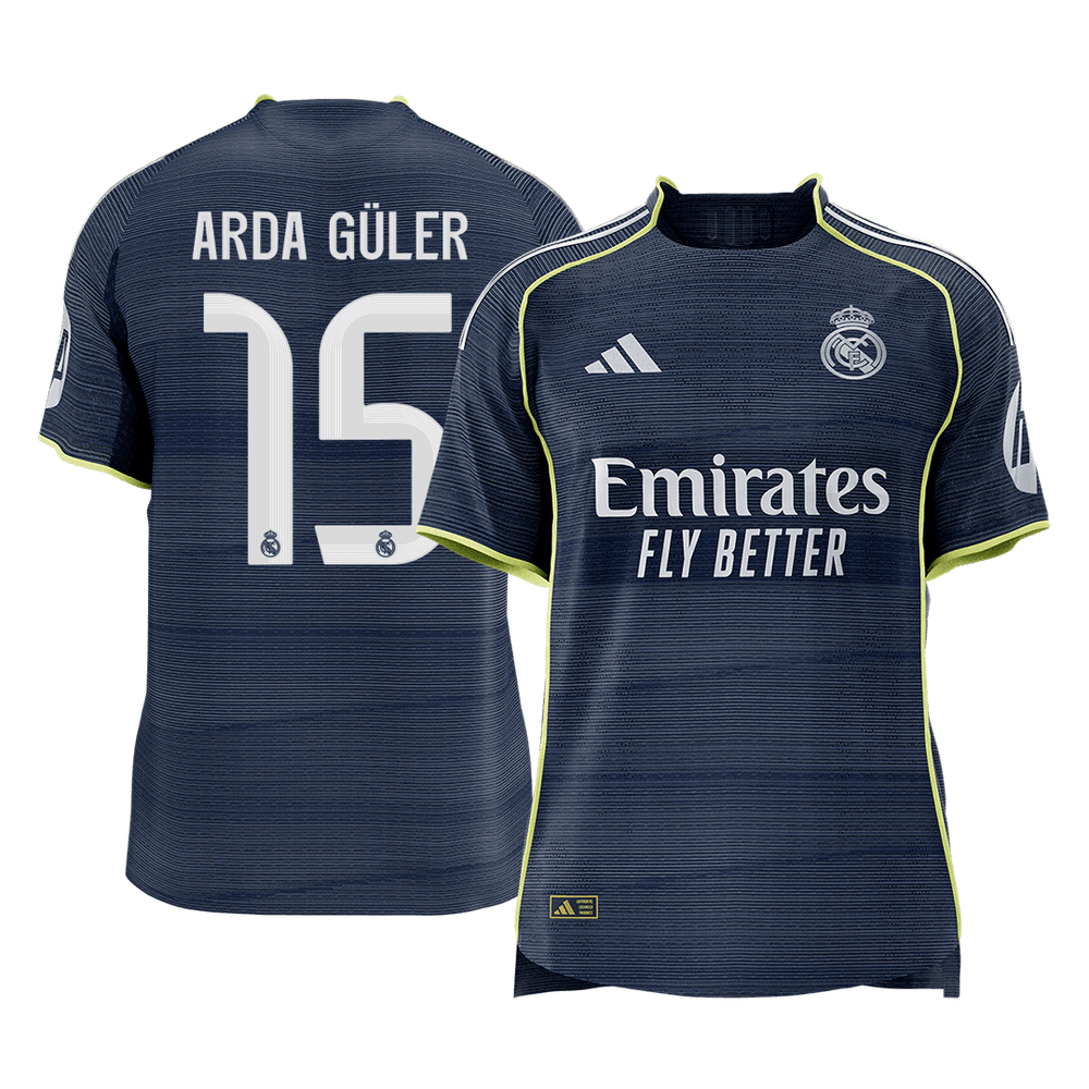ARDA GüLER #15 Real Madrid Bortespillerversjon Trøye 2025/26