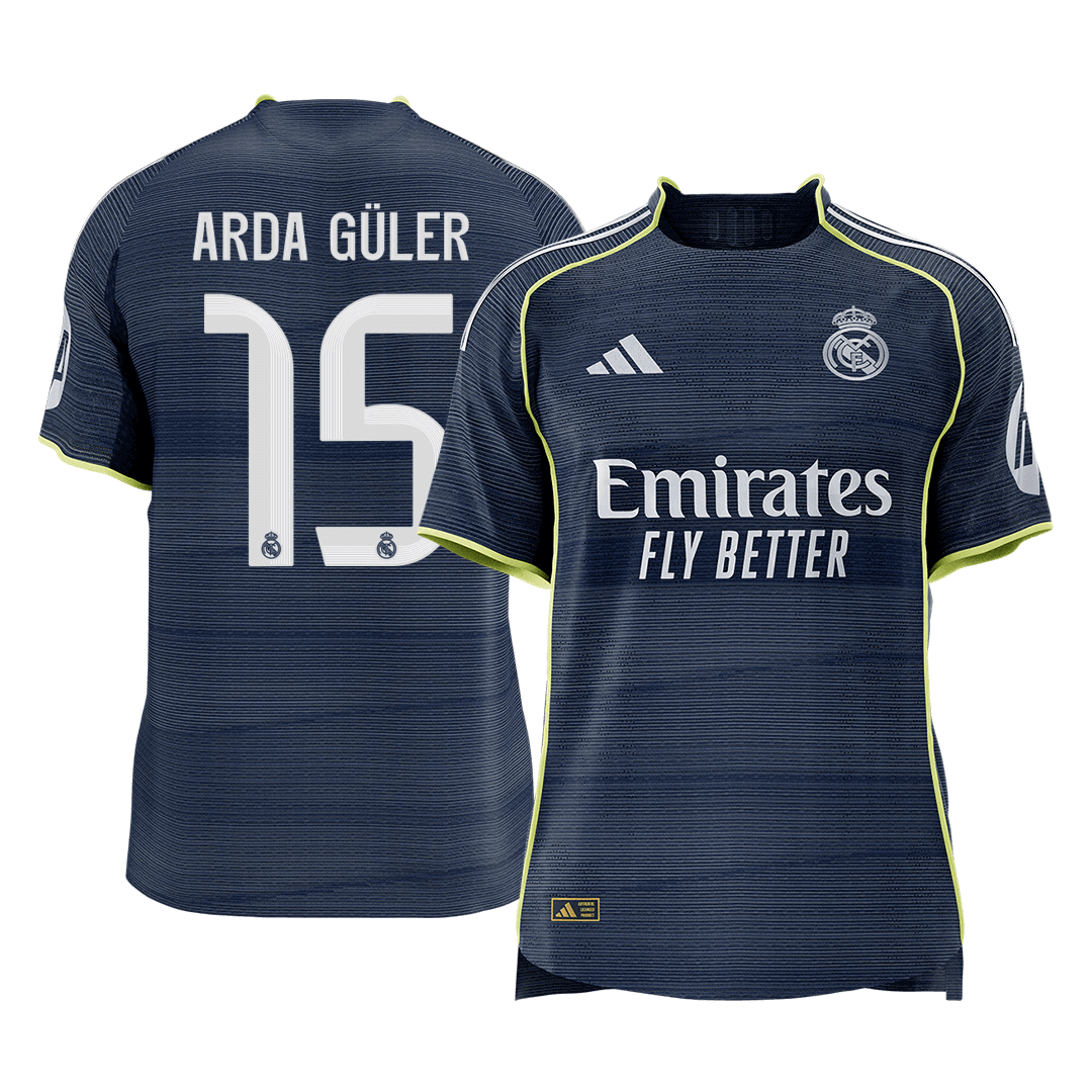 ARDA GüLER #15 Real Madrid Bortespillerversjon Trøye 2025/26