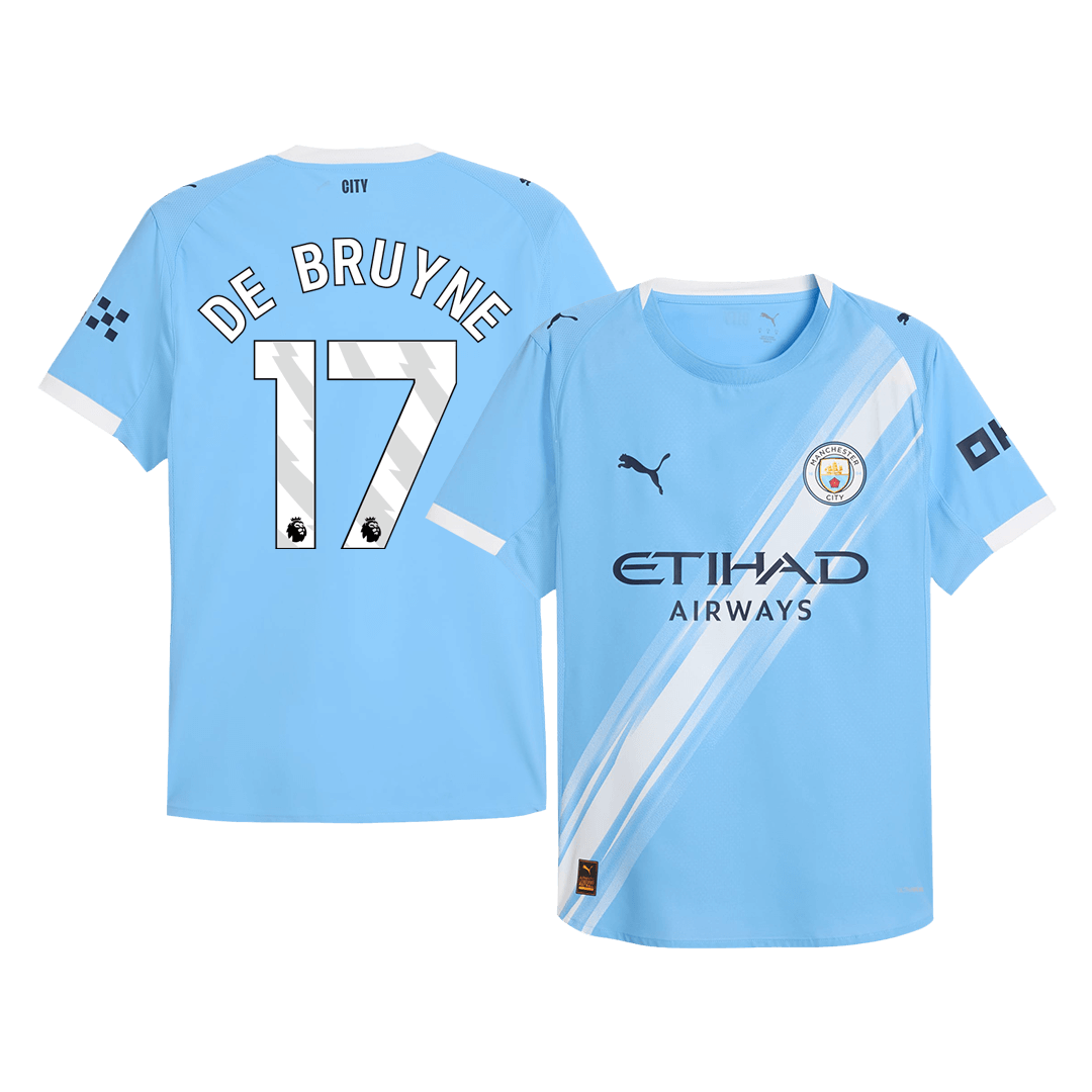 DE BRUYNE #17 Manchester City Hjemmespillerversjon Trøye 2025/26