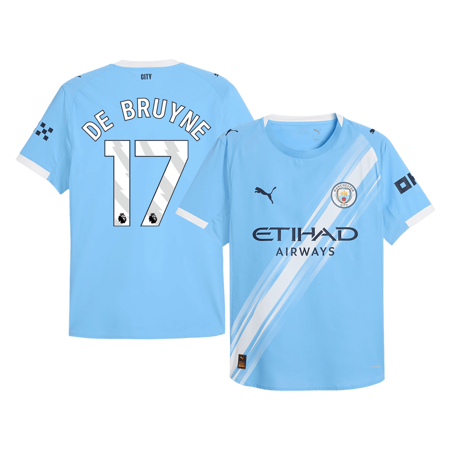 DE BRUYNE #17 Manchester City Hjemmespillerversjon Trøye 2025/26