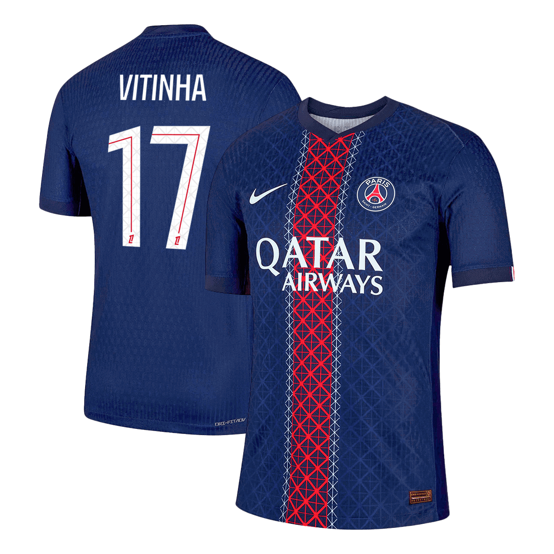 VITINHA #17 PSG Autentisk hjemmefotballdrakt 2025/26