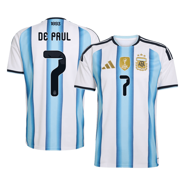 DE PAUL #7 Argentina hjemmefotballdrakt 2026