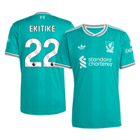 EKITIKE #22 Liverpool Kolmas vierasjalkapallopaita 2025/26