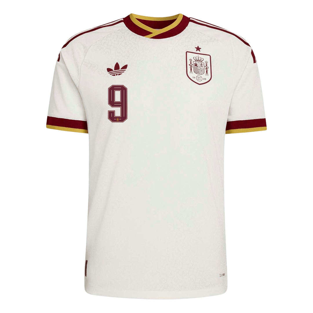 GAVI #9 Spania Bortespillerversjon Jersey World Cup 2026