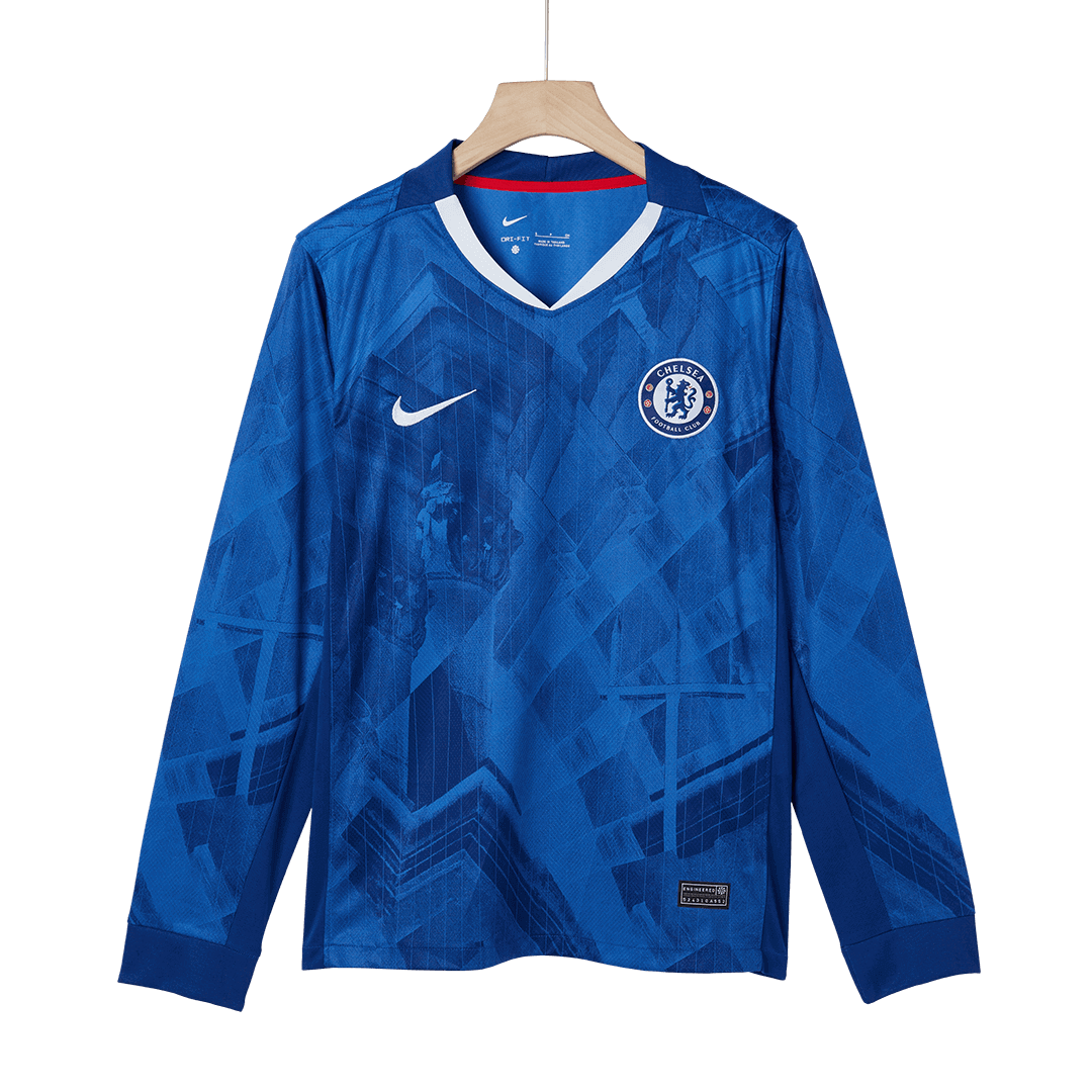 Chelsea hjemmefotballdrakt med lange ermer 2025/26