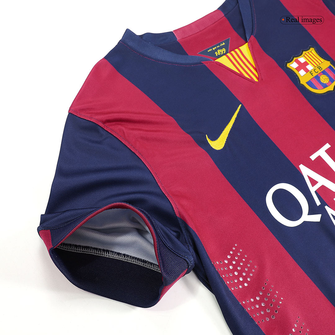 Retro fotballdrakt Barcelona Hjem 2014/15