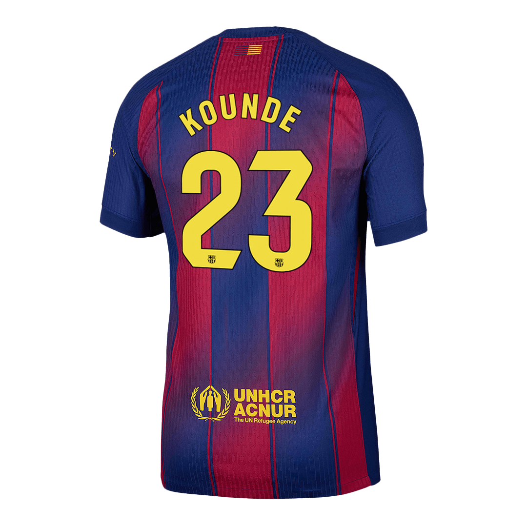 KOUNDE #23 Barcelona Autentisk fotballdrakt 2025/26