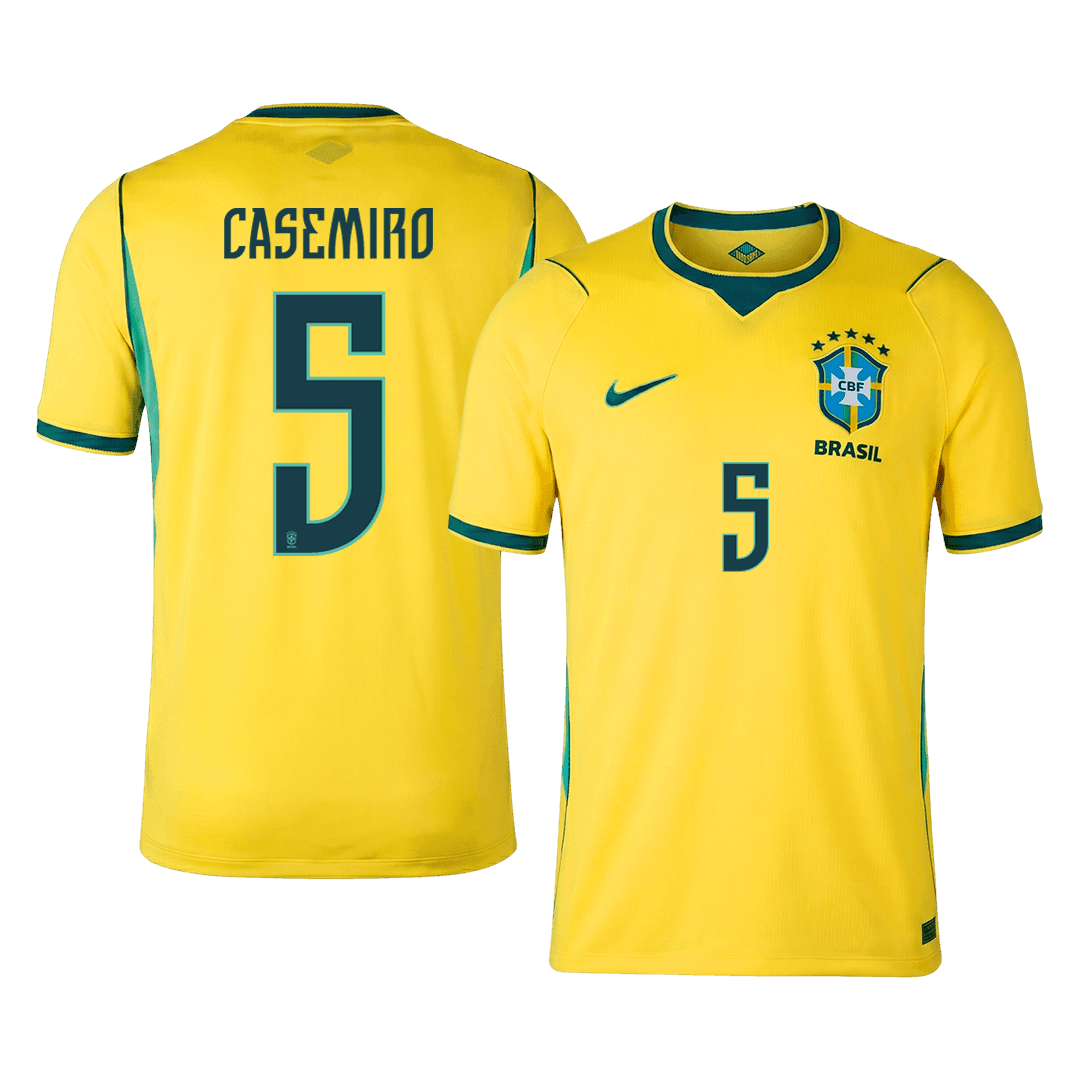 CASEMIRO #5 Brasil hjemmefotballdrakt VM 2026
