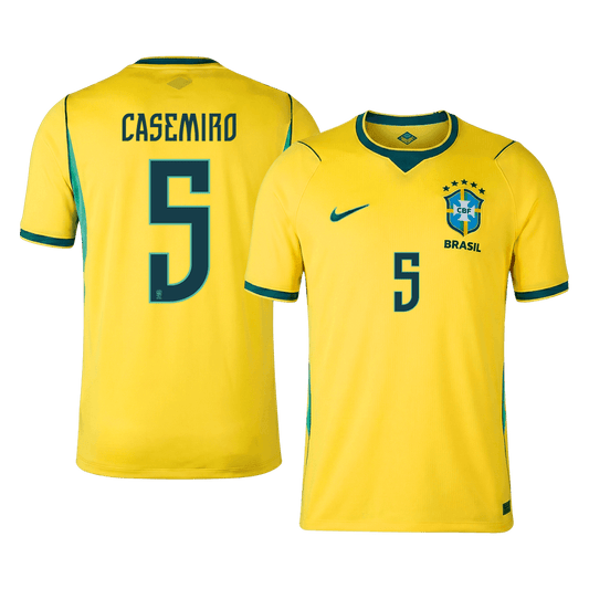 CASEMIRO #5 Brasil hjemmefotballdrakt VM 2026