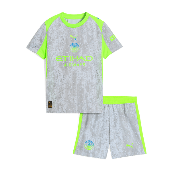 Manchester City kolmas vierasasu lasten jalkapallopaita 2025/26