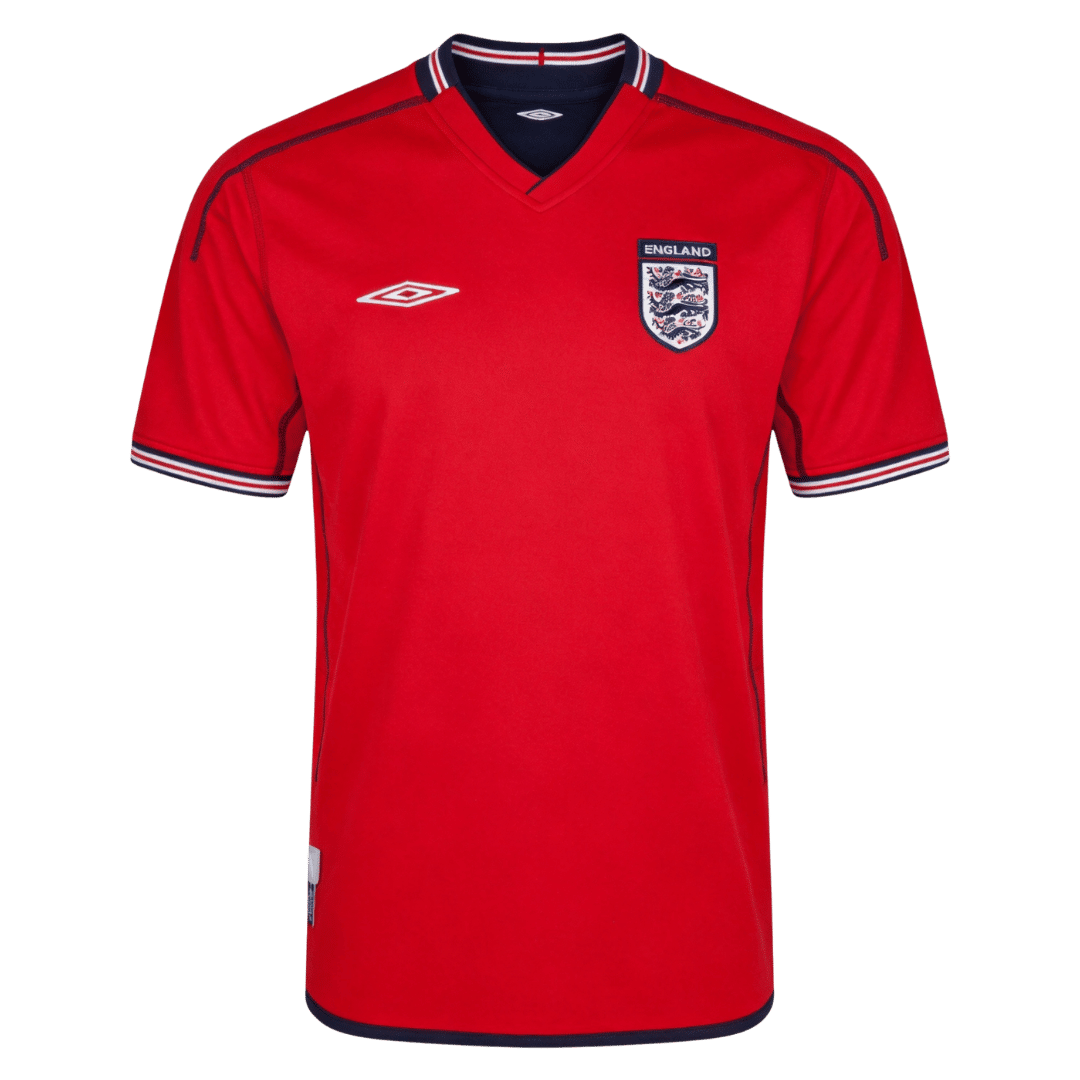 Retro Soccer Jersey England Away World Cup 2002