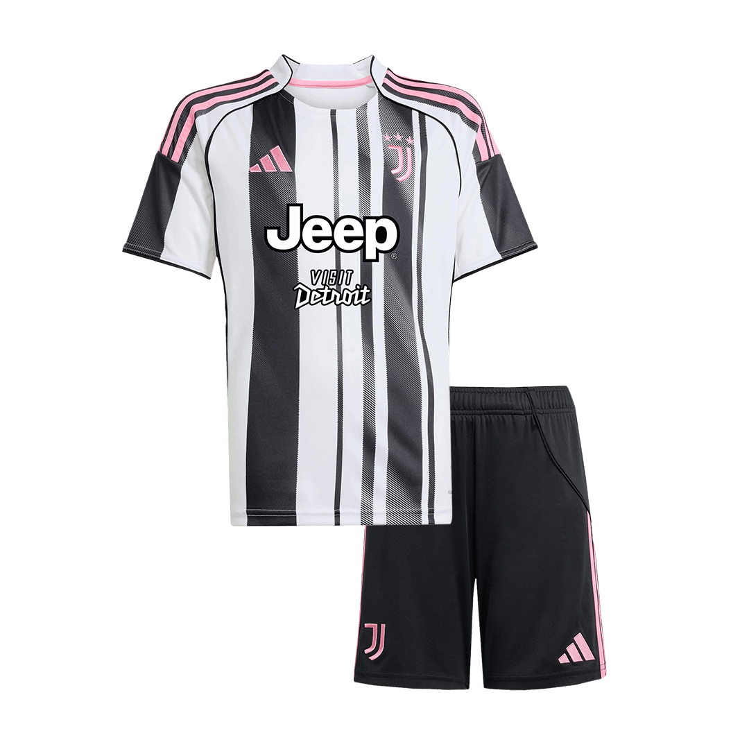 Juventus hjemmefotballdrakter for barn 2025/26