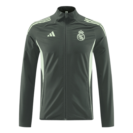 Real Madrid Windbreaker Jacket 2025/26 - Mørkegrønn