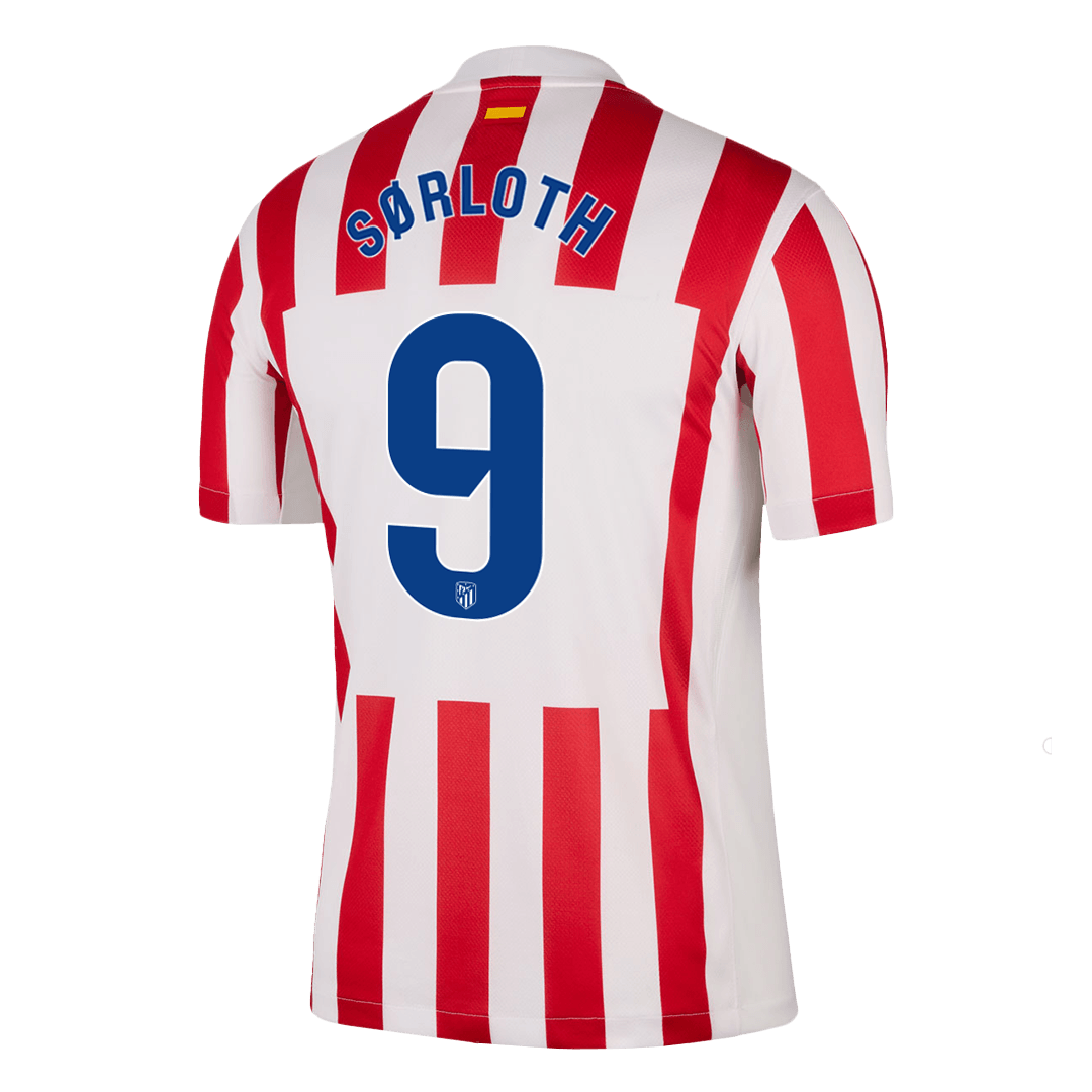 S?RLOTH #9 Atletico Madrid hjemmefotballdrakt 2025/26