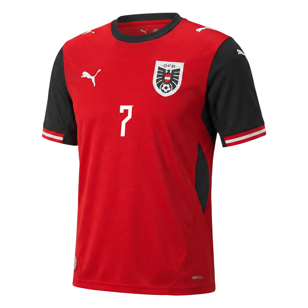 ARNAUTOVIC#7 Østerrike Hjemmefotballdrakt VM 2026 Rød