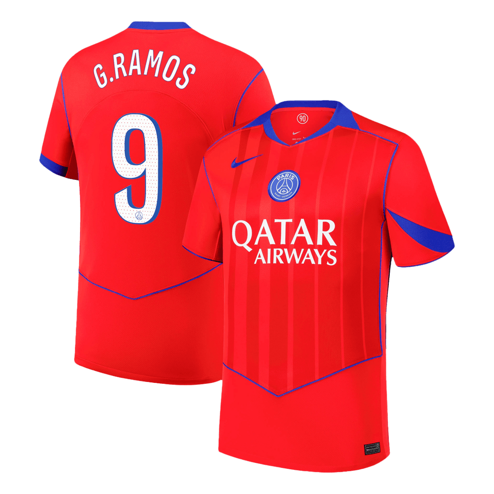 G.RAMOS #9 PSG Third Away Fotballdrakt 2025/26