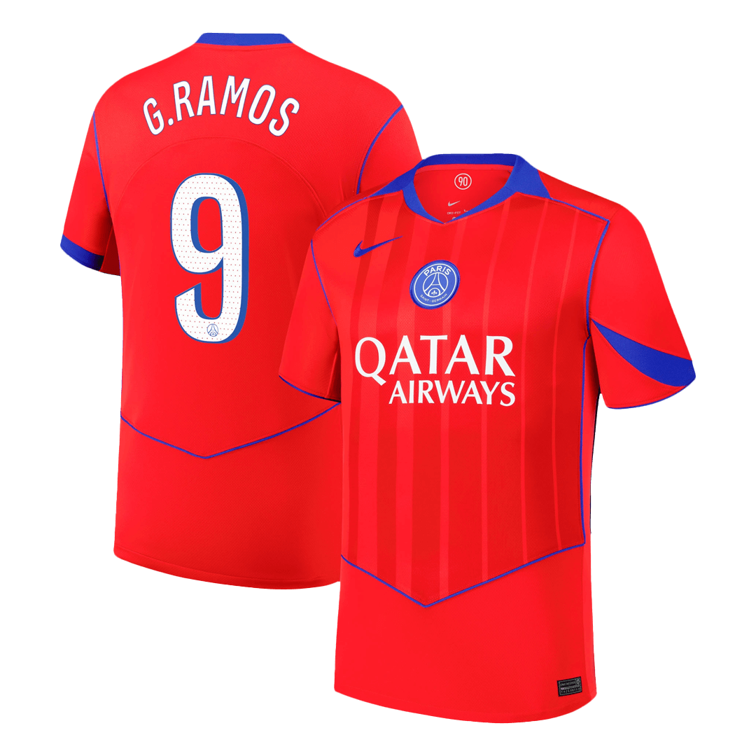 G.RAMOS #9 PSG Third Away Fotballdrakt 2025/26