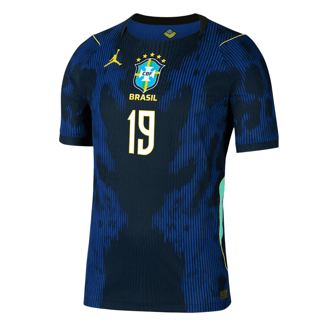 ENDRICK #19 Brasil Bortespillerversjon Jersey World Cup 2026