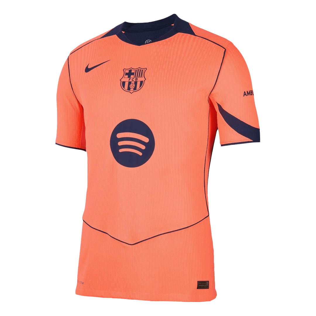 F.DE JONG #21 Barcelona Third Away Autentisk fotballdrakt 2025/26 - UCL
