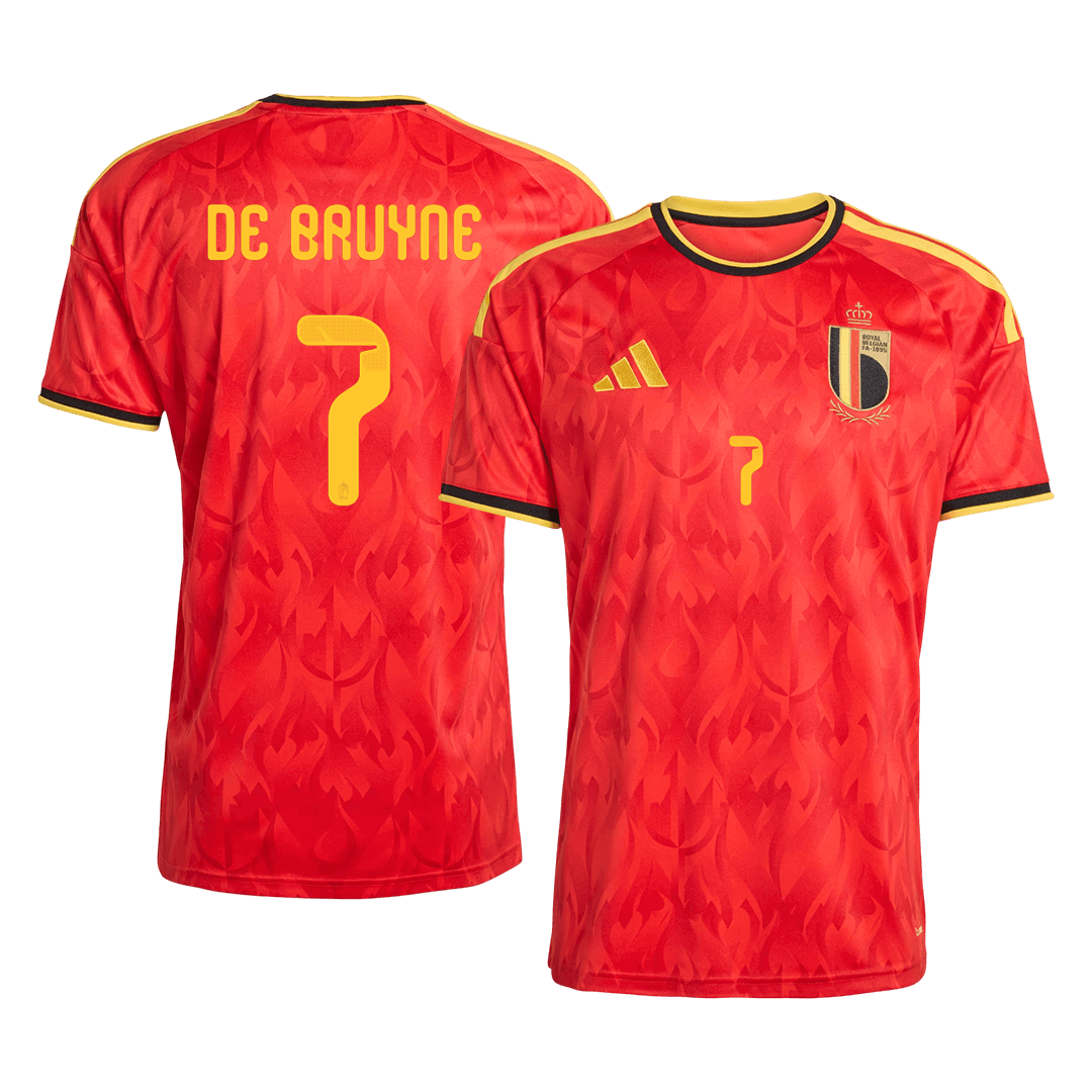DE BRUYNE #7 Belgia hjemmefotballdrakt VM 2026