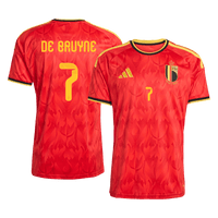 DE BRUYNE #7 Belgia hjemmefotballdrakt VM 2026